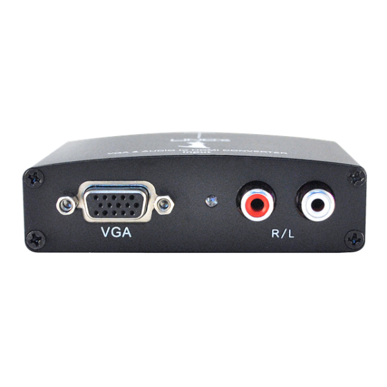 LINDY VGA és audio -HDMI átalakító (38165)