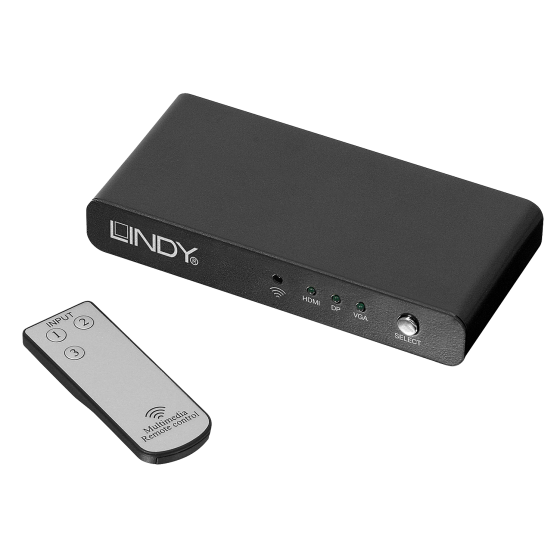 LINDY HDMI Prezentációs Switch Multi AV (38272)