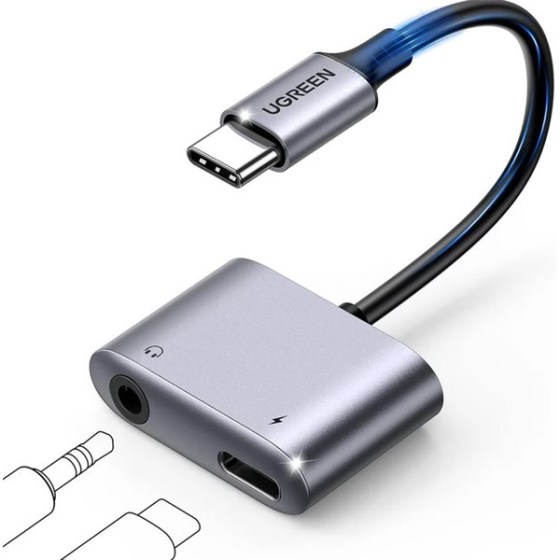 UGREEN Adapter USB-C - Audio 3,5mm Jack