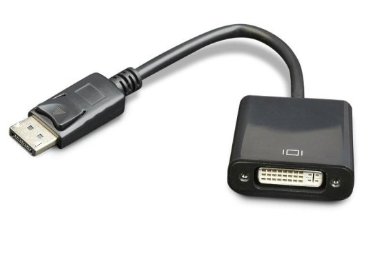 Gembird Displayport -  DVI adapter, fekete, A-DPM-DVIF-002, DisplayPort apa, DVI anya, DisplayPort male,  DVI female, adapter, csatlakozó, átalakító, konverter