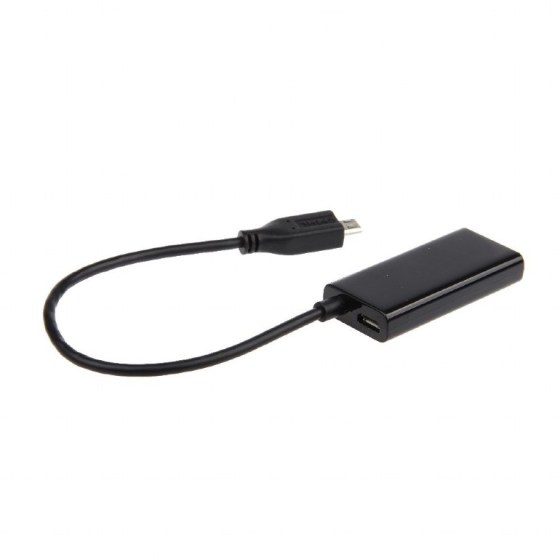 Delock micro USB 5 pin papa - HDMI mama MHL átalakító adapter (65314)