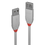 LINDY Kábel USB 2.0 A - A hosszabbító, Anthra Line, M/F 3m, szürke
